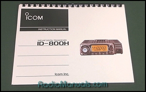 ICOM ID-800H Instruction Manual